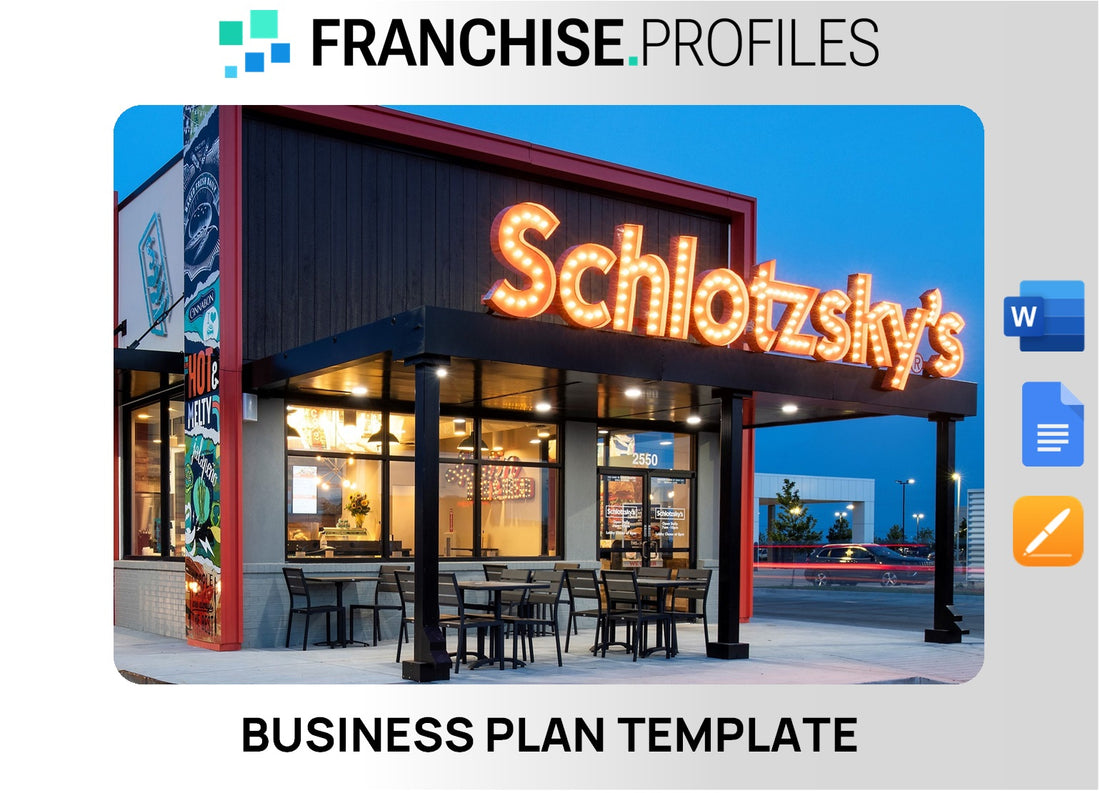 Schlotzsky's Franchise Business Plan Template