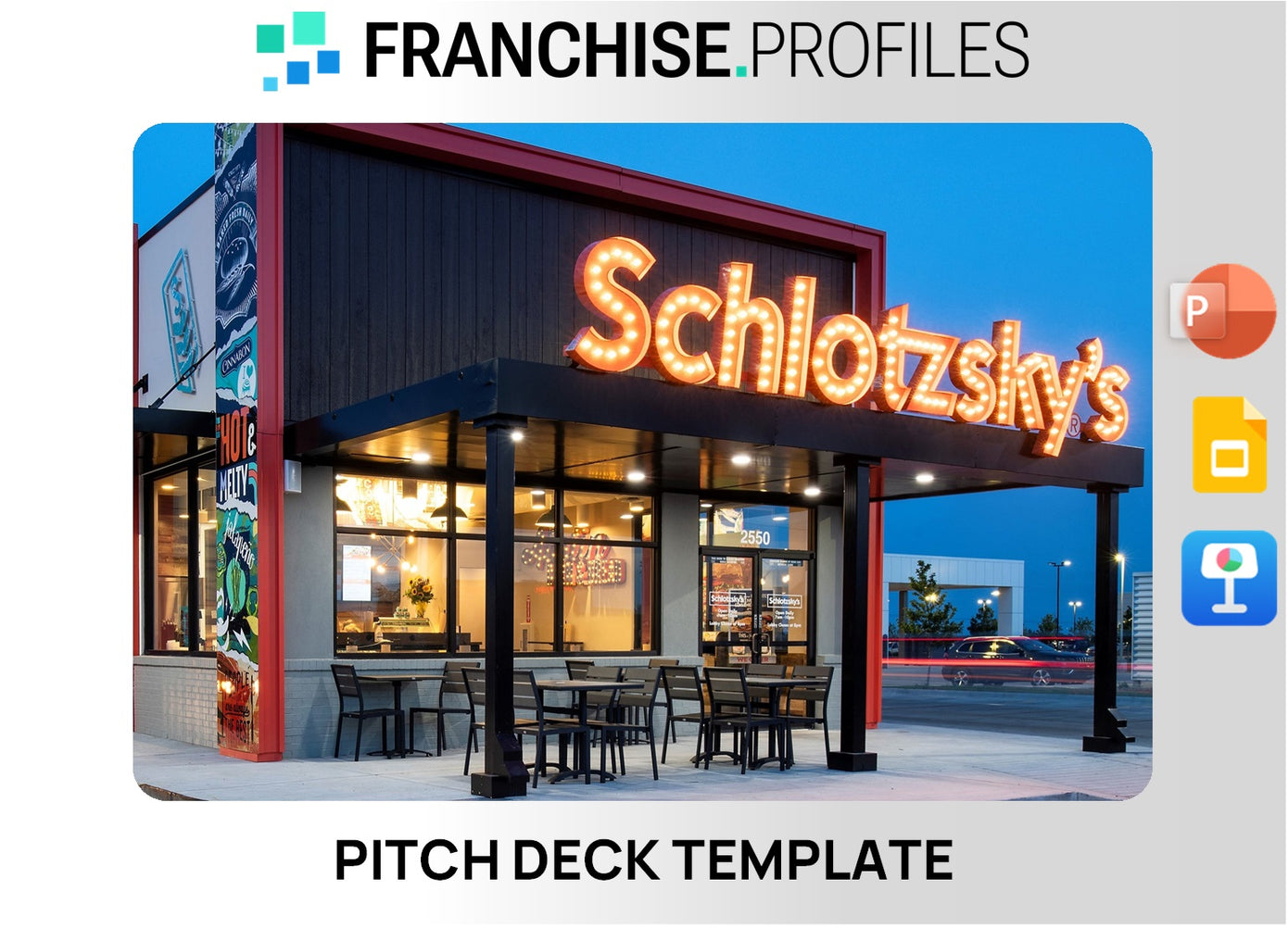 Schlotzsky's Franchise Pitch Deck Template