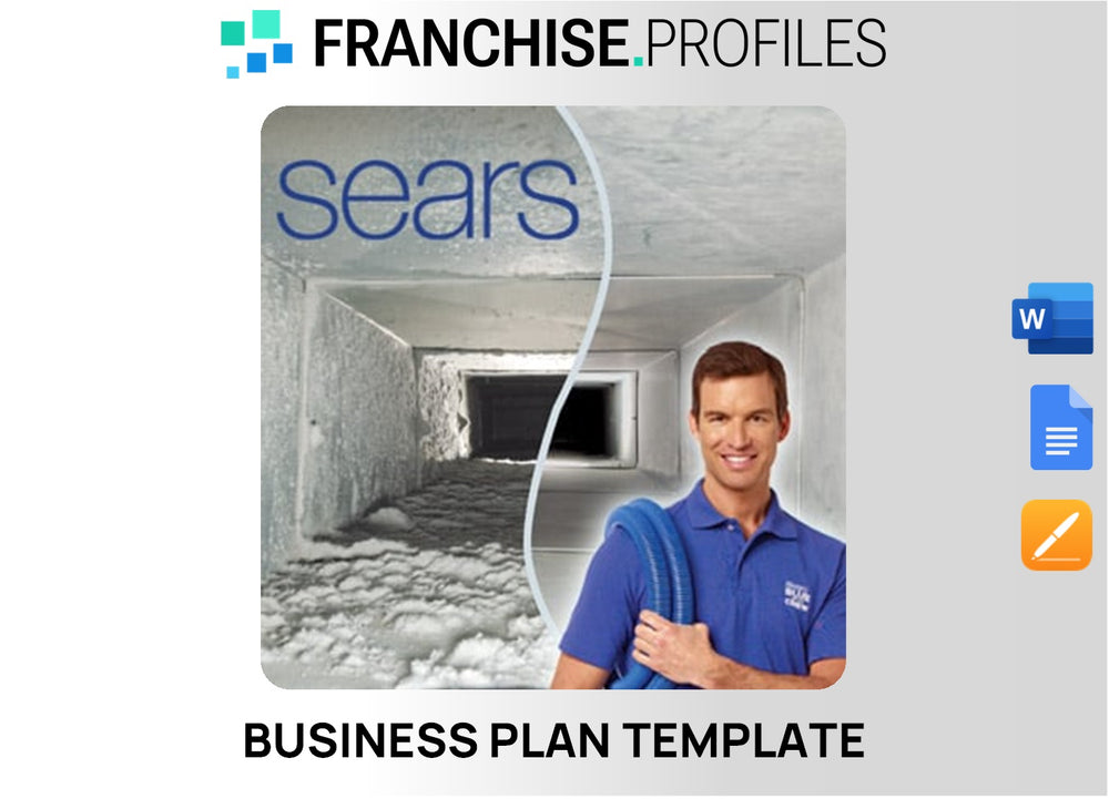 Sears Air Duct Cleaning Franchise Business Plan Template