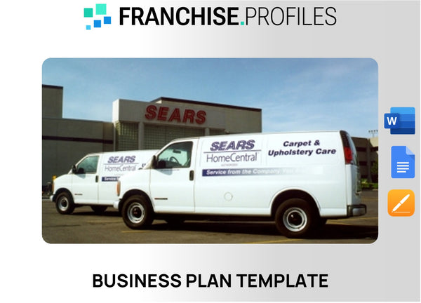Sears Carpet and Upholstery Care Franchise Business Plan Template