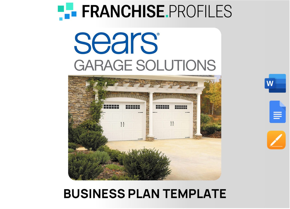 Sears Garage Door Franchise Business Plan Template