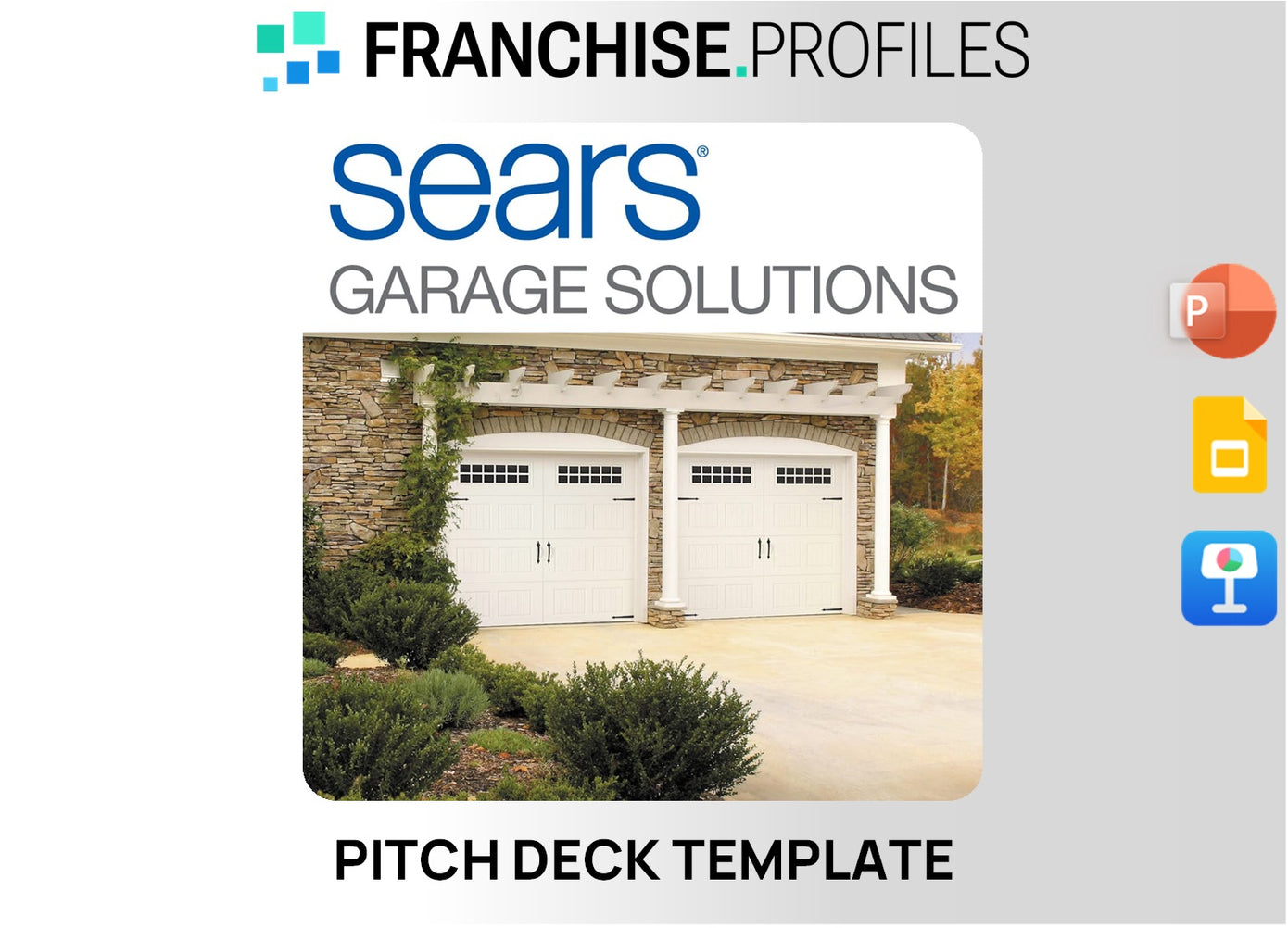Sears Garage Door Franchise Pitch Deck Template