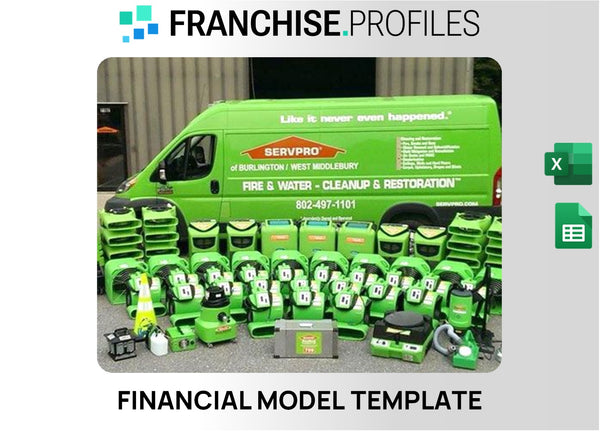 Servpro Franchise Financial Model Template