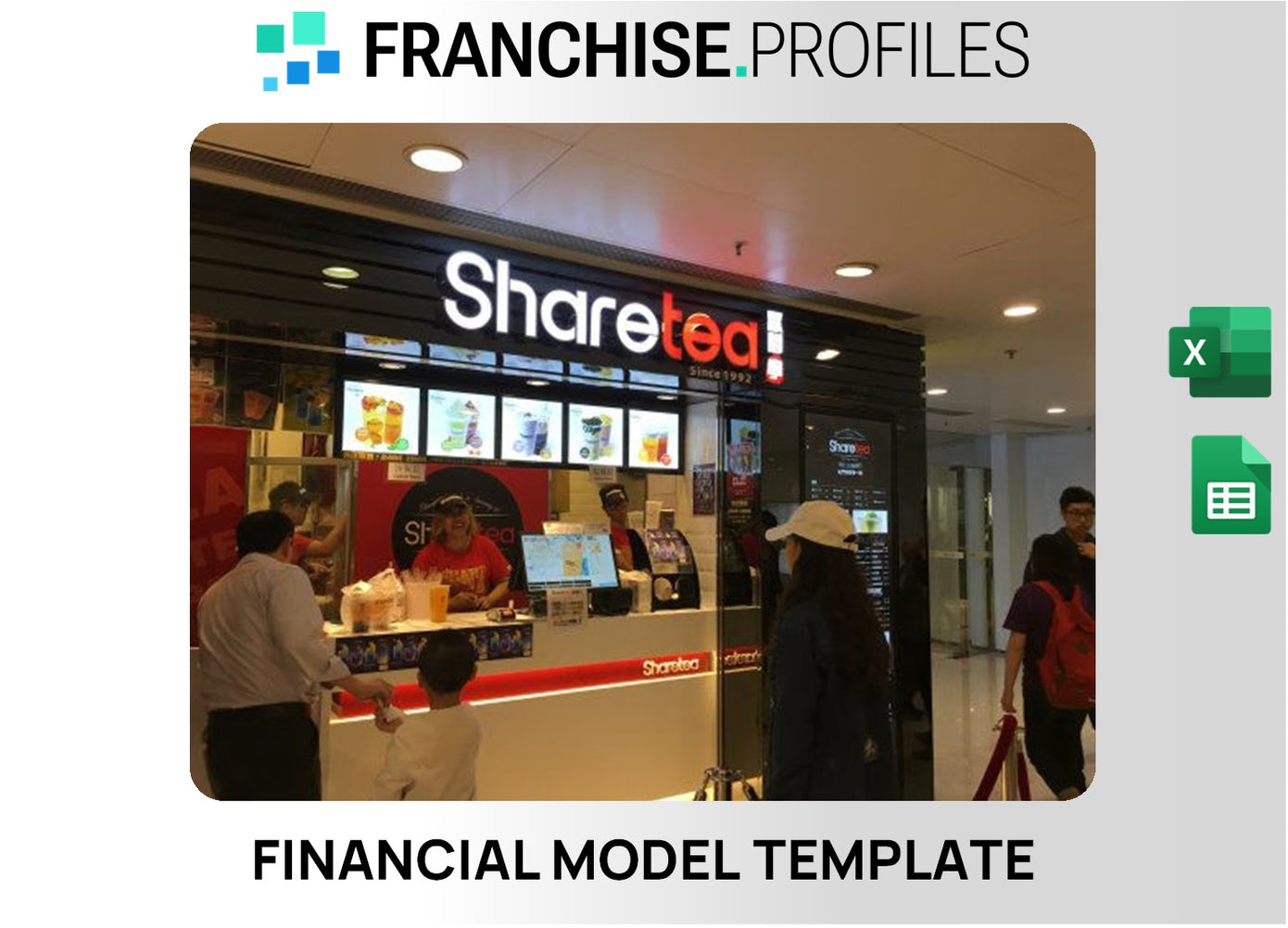 Sharetea Franchise Financial Model Template