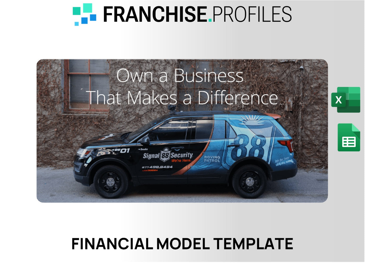 Signal 88 Security Franchise Financial Model Template