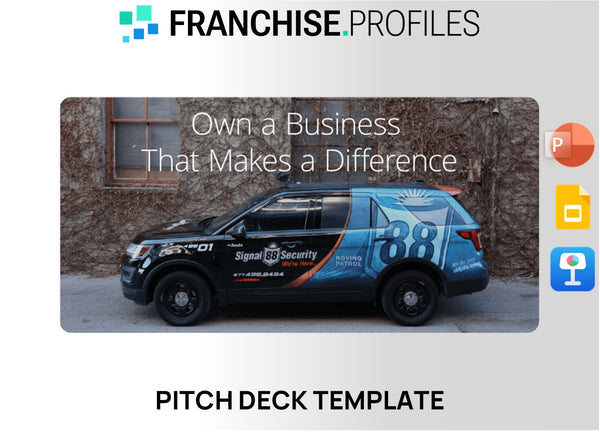 Signal 88 Security Franchise Pitch Deck Template