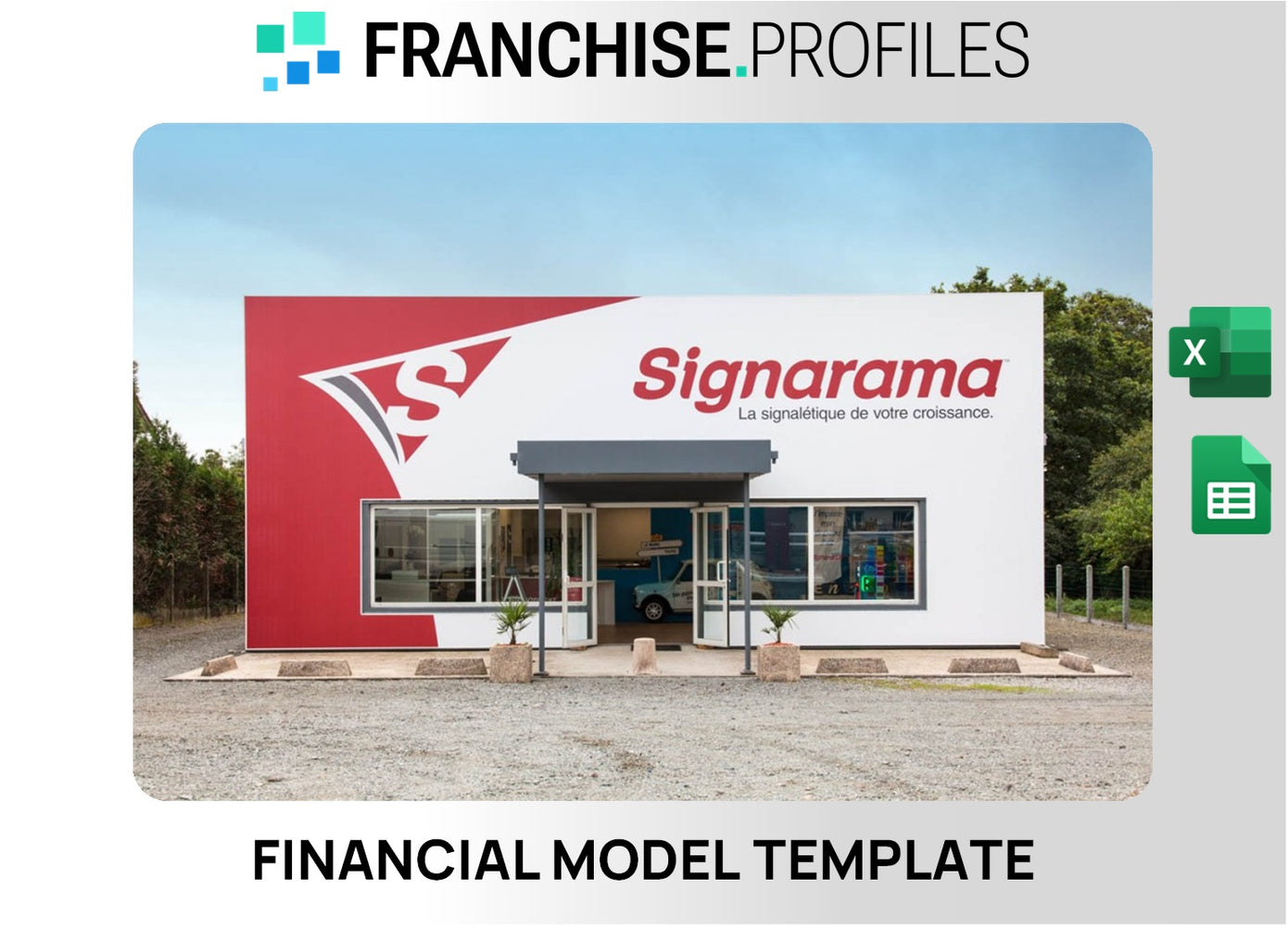 Signarama Franchise Financial Model Template
