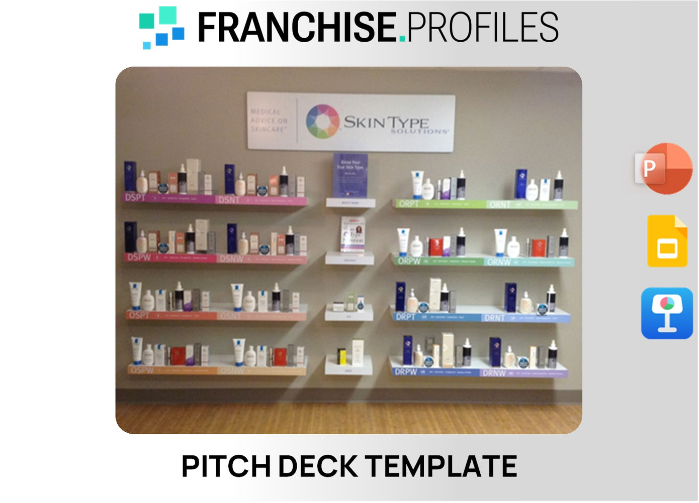 Skin Type Solutions Franchise Pitch Deck Template