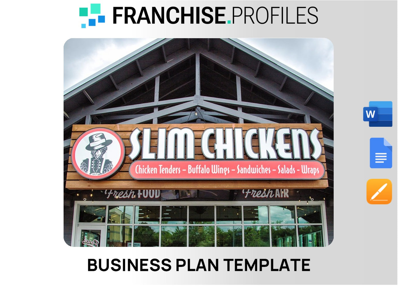 Slim Chickens Franchise Business Plan Template