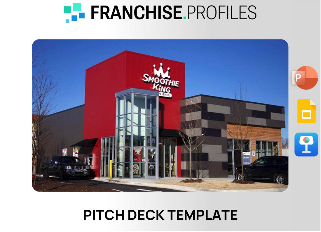 Smoothie King Franchise Pitch Deck Template
