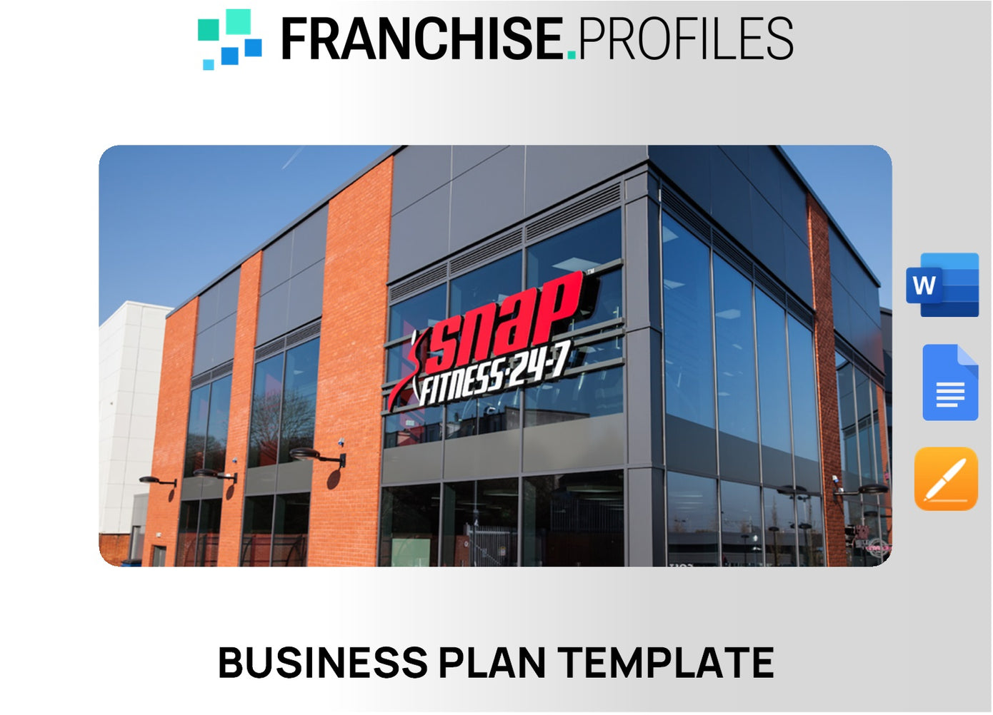 Snap Fitness Franchise Business Plan Template