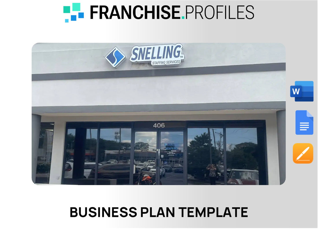 Snelling Franchise Business Plan Template