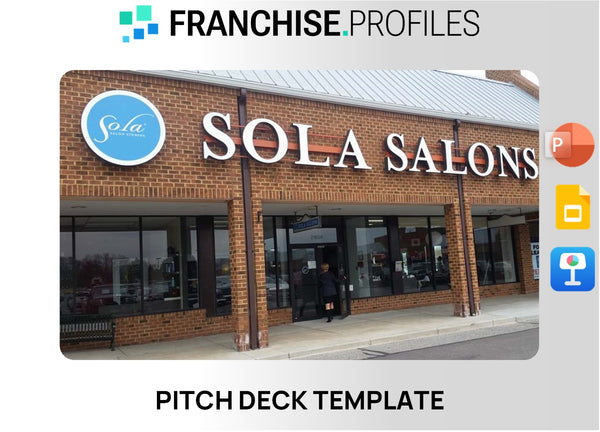 Sola Franchise Corporation Franchise Pitch Deck Template