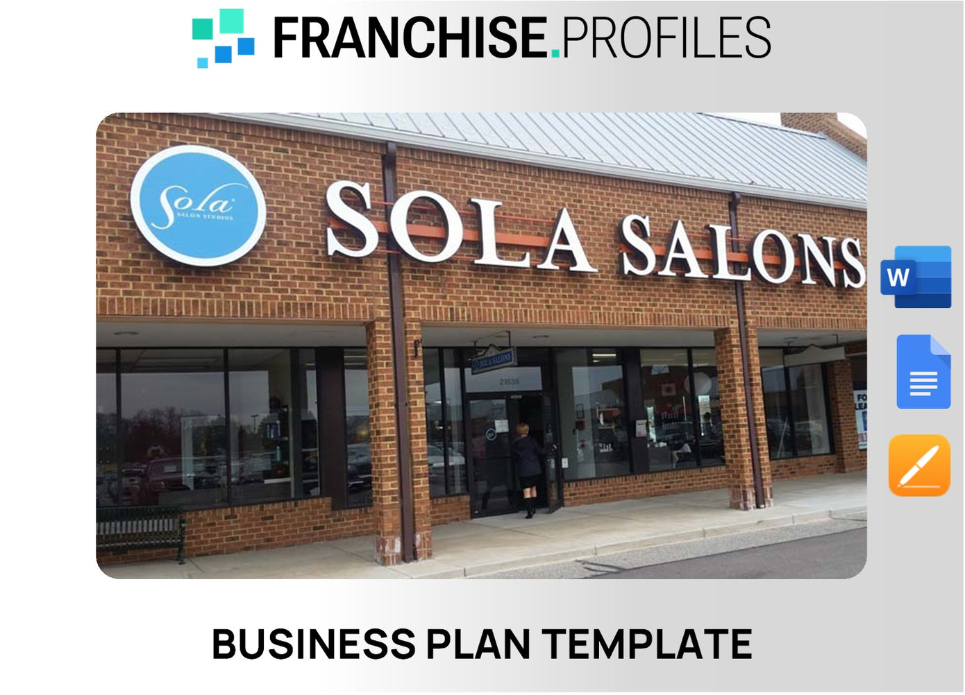 Sola Salon Studios Franchise Business Plan Template