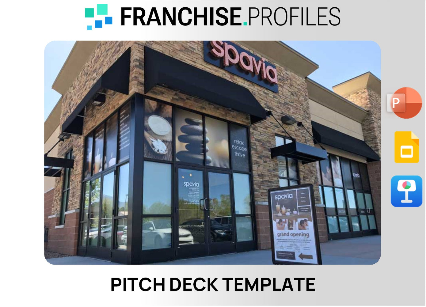 Spavia Franchise Pitch Deck Template