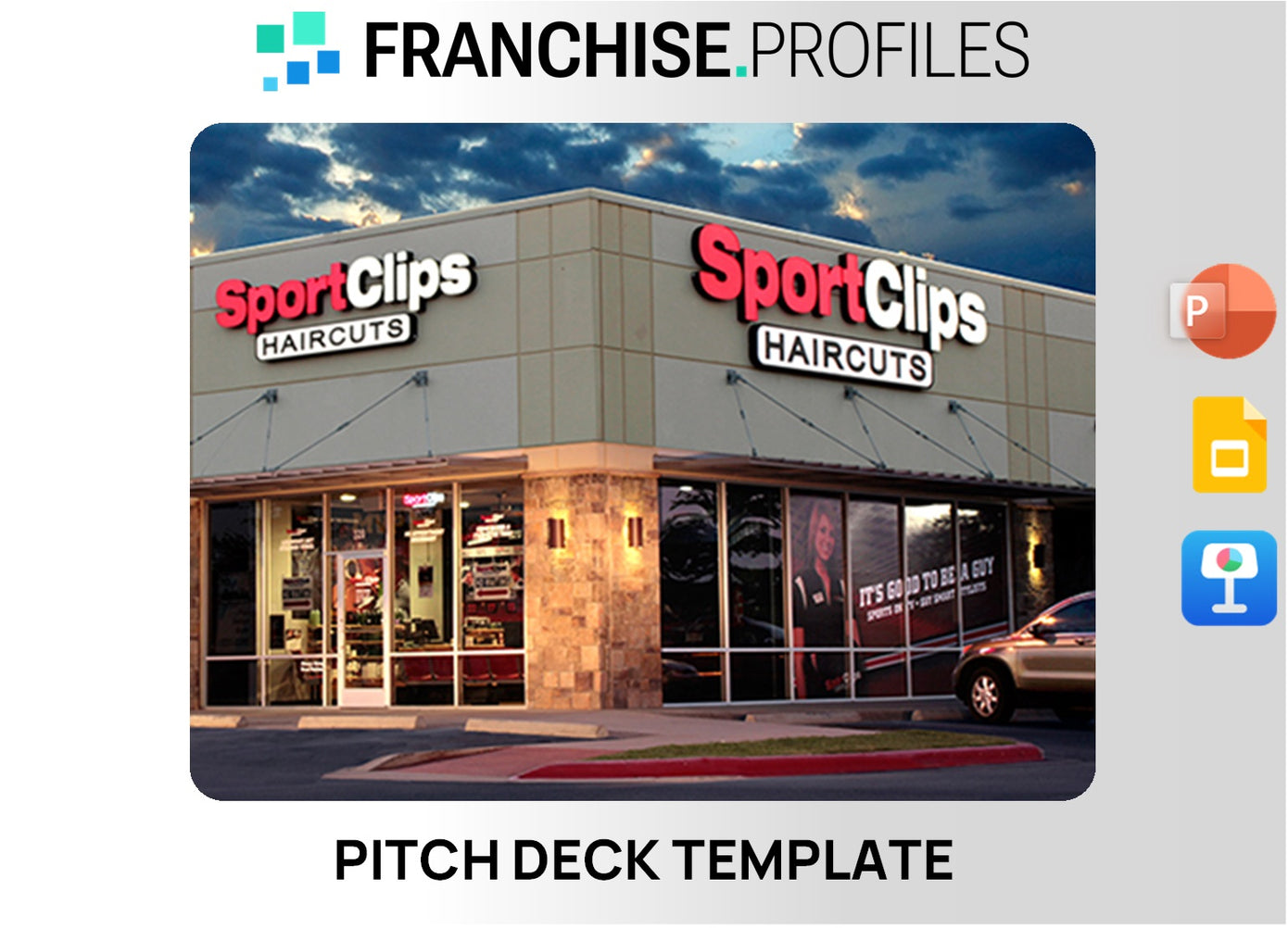 Sport Clips Franchise Pitch Deck Template