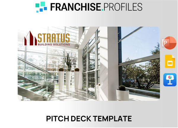 Stratus Building Solutions of San Jose Franchise Pitch Deck Template