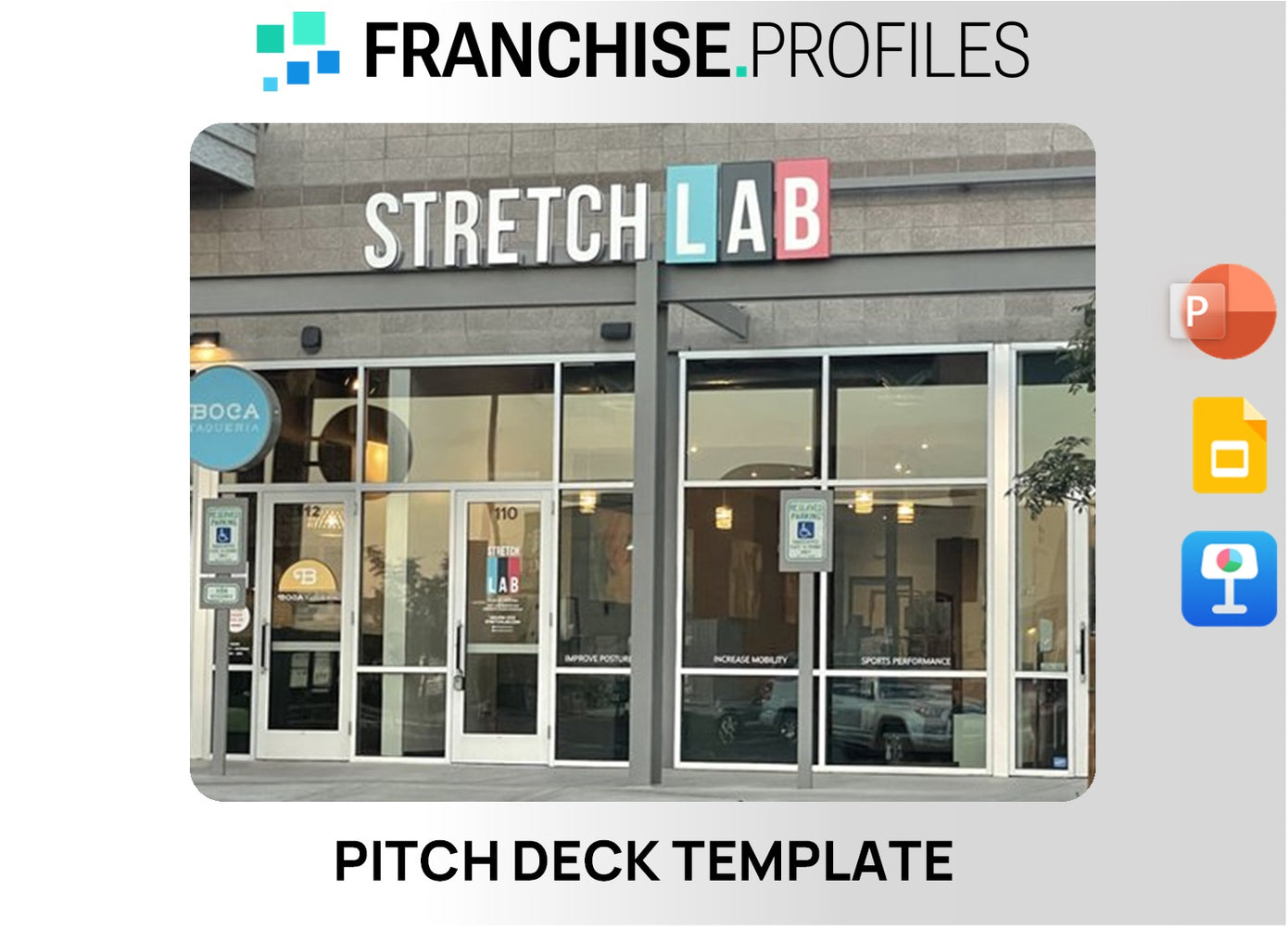 Stretch Lab Franchise Pitch Deck Template