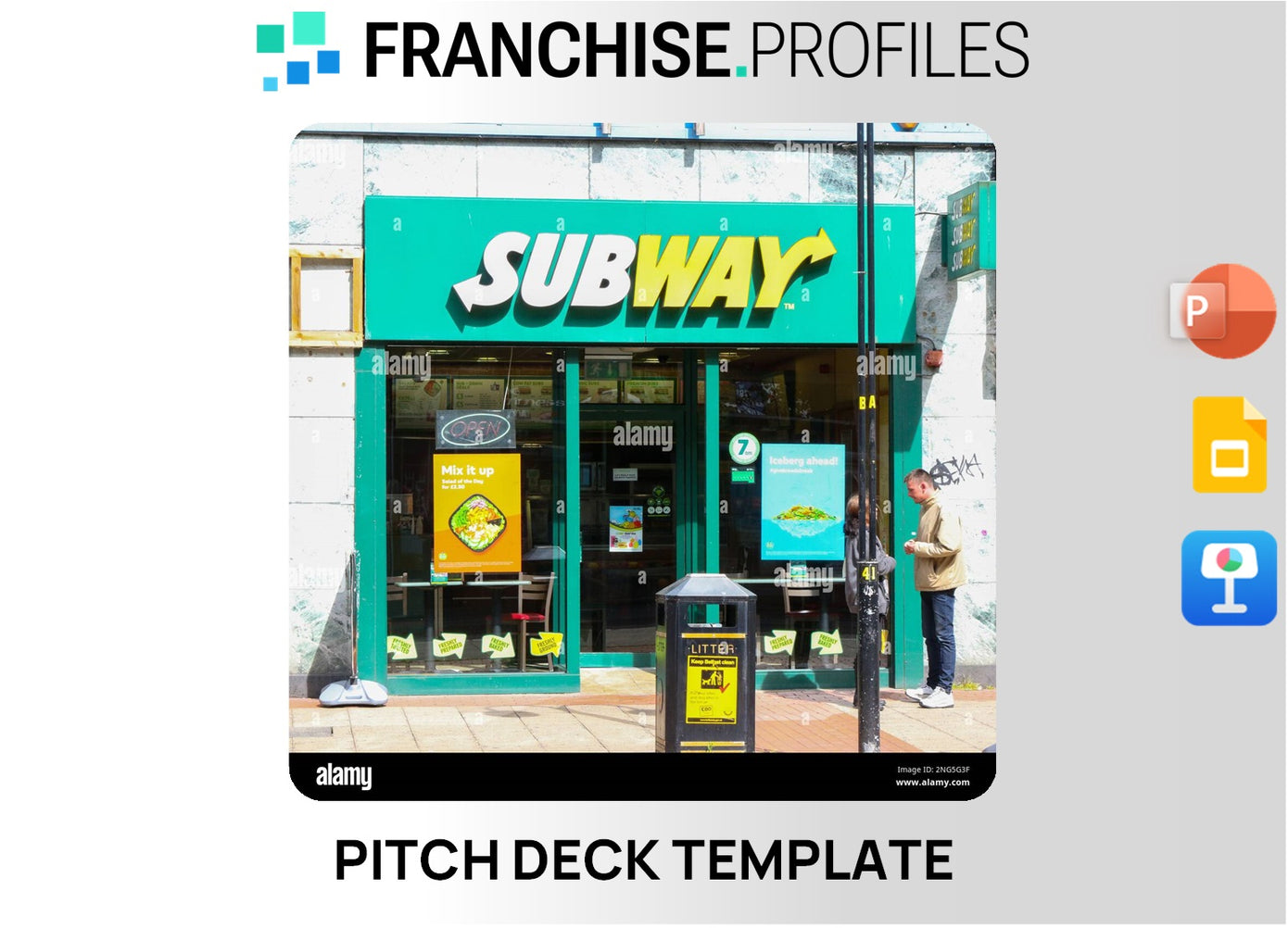Subway Franchise Pitch Deck Template