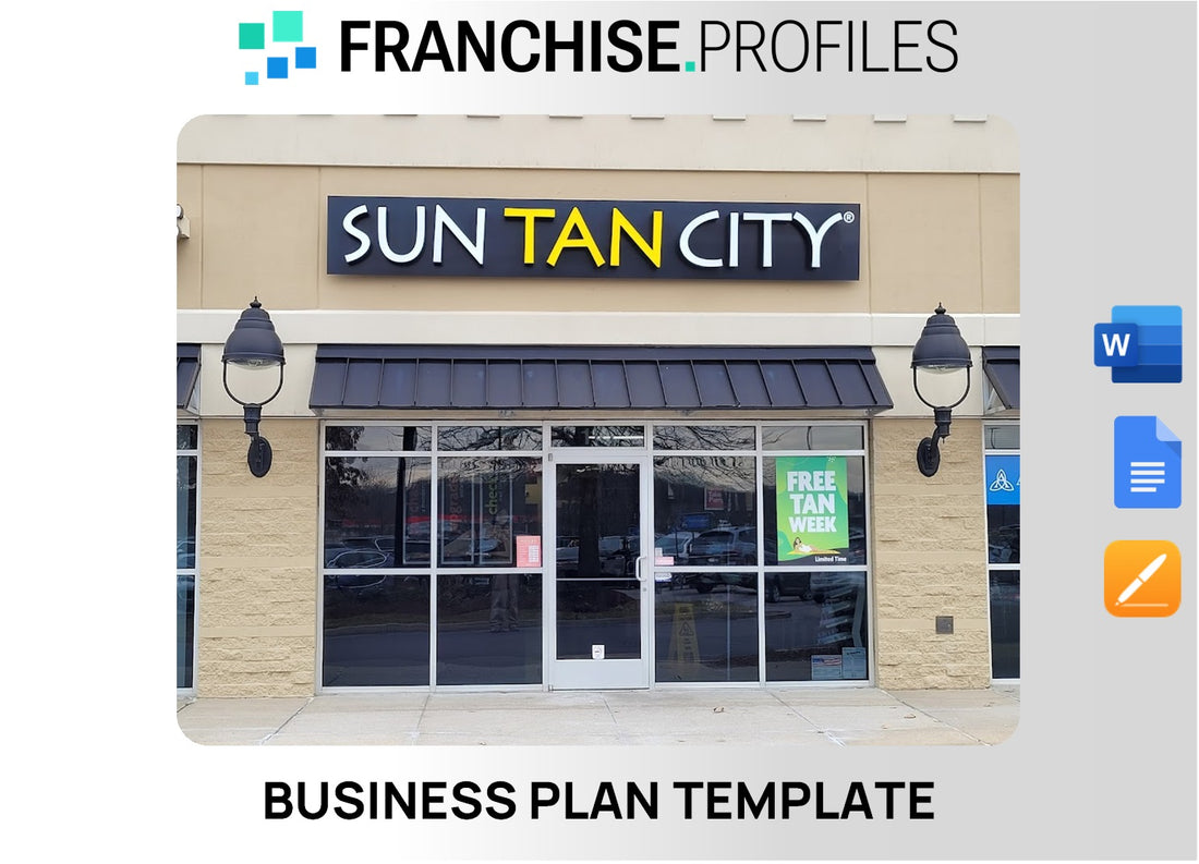 Sun Tan City Franchise Business Plan Template