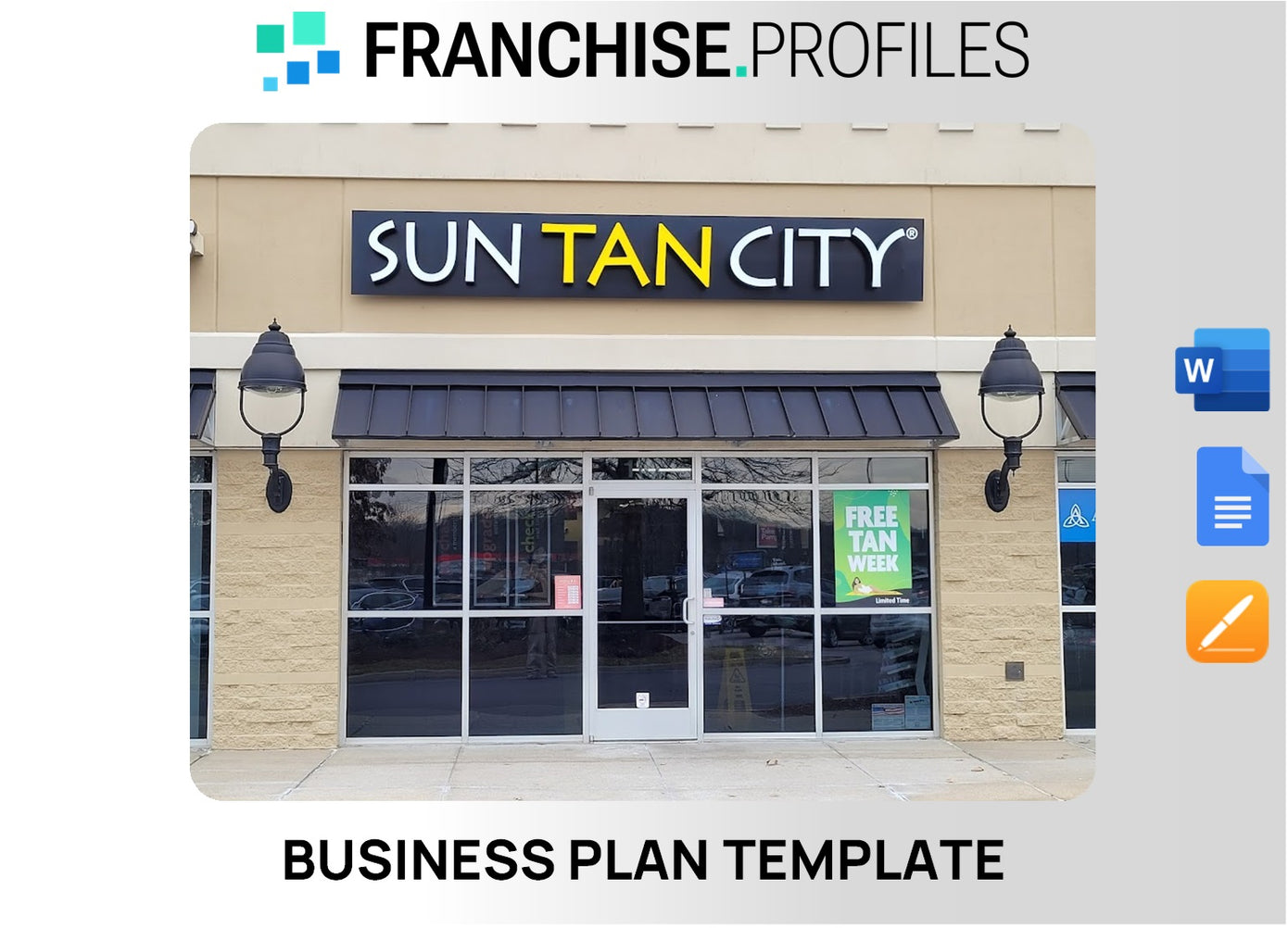 Sun Tan City Franchise Business Plan Template