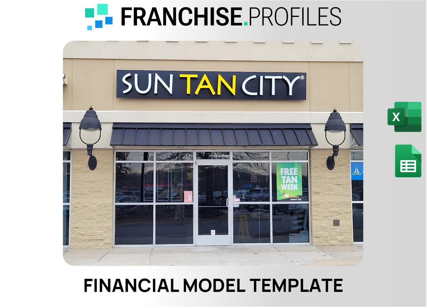 Sun Tan City Franchise Financial Model Template