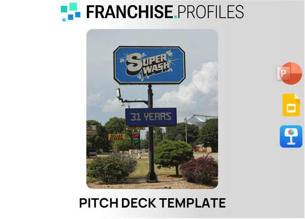 Super Wash Franchise Pitch Deck Template