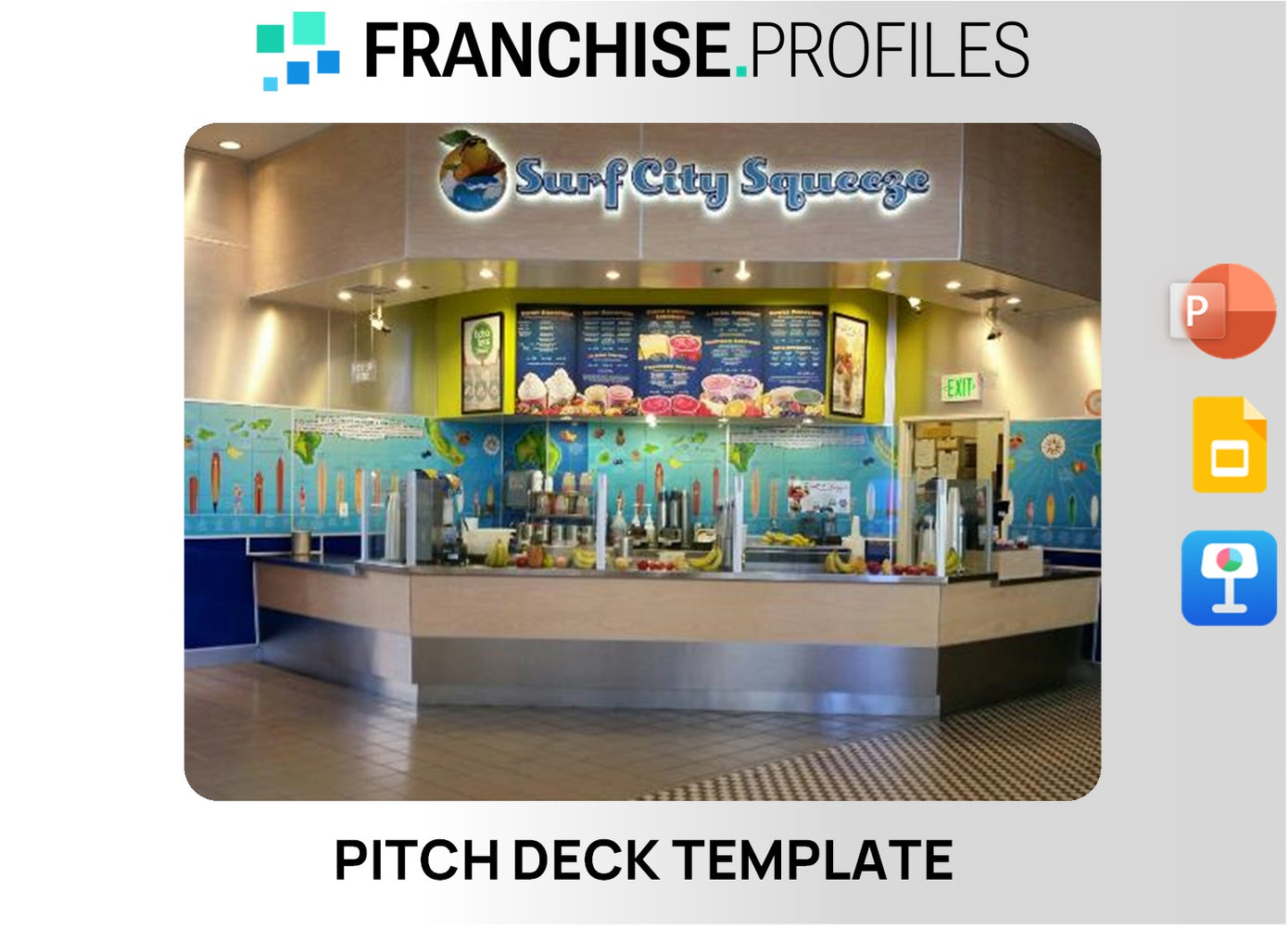 Surf City Squeeze Franchise Pitch Deck Template