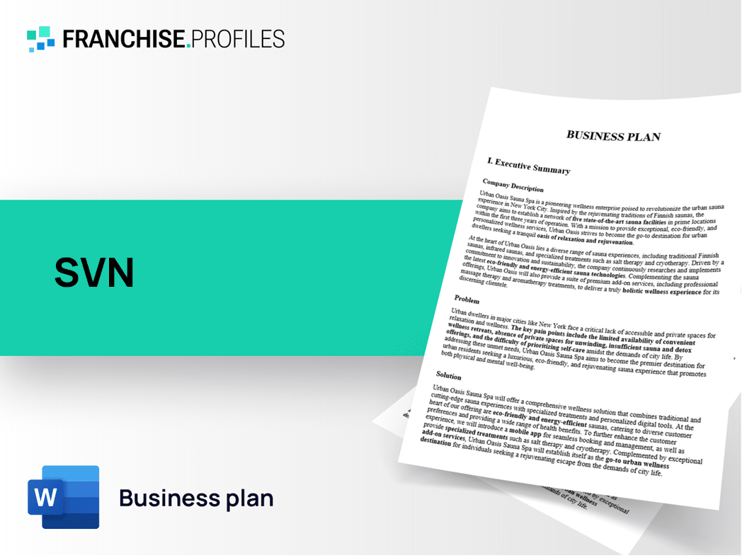 SVN Franchise Business Plan Template