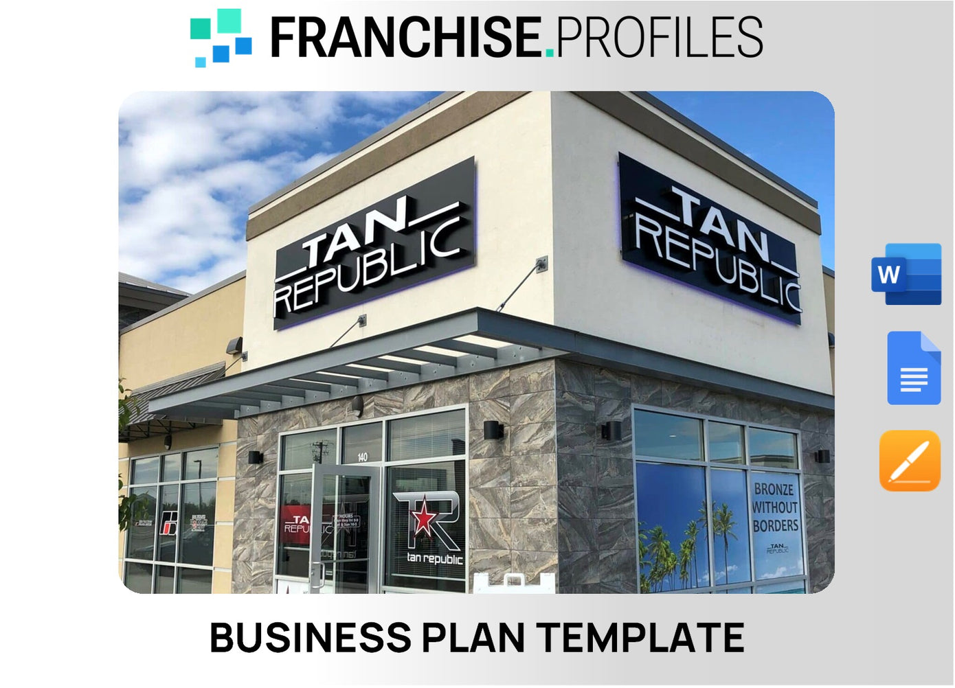 Tan Republic Franchise Business Plan Template