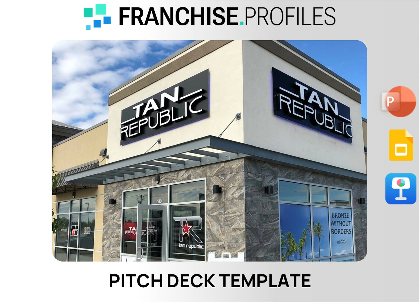 Tan Republic Franchise Pitch Deck Template
