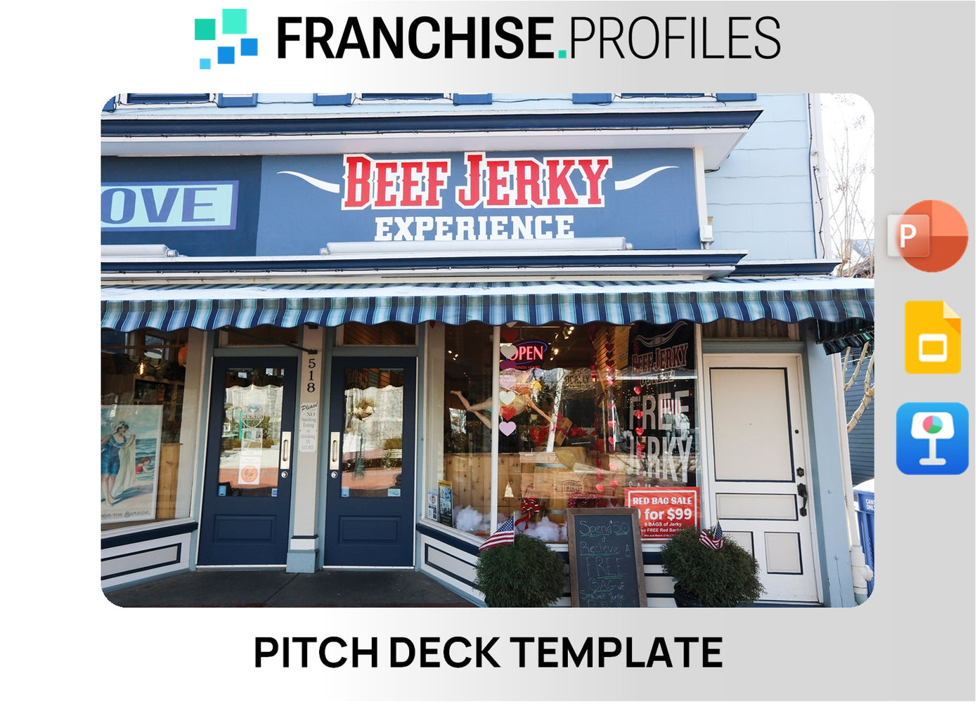 The Beef Jerky Experience Franchise Pitch Deck Template