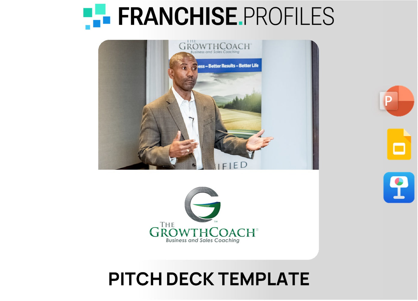 The Growth Coach Franchise Pitch Deck Template