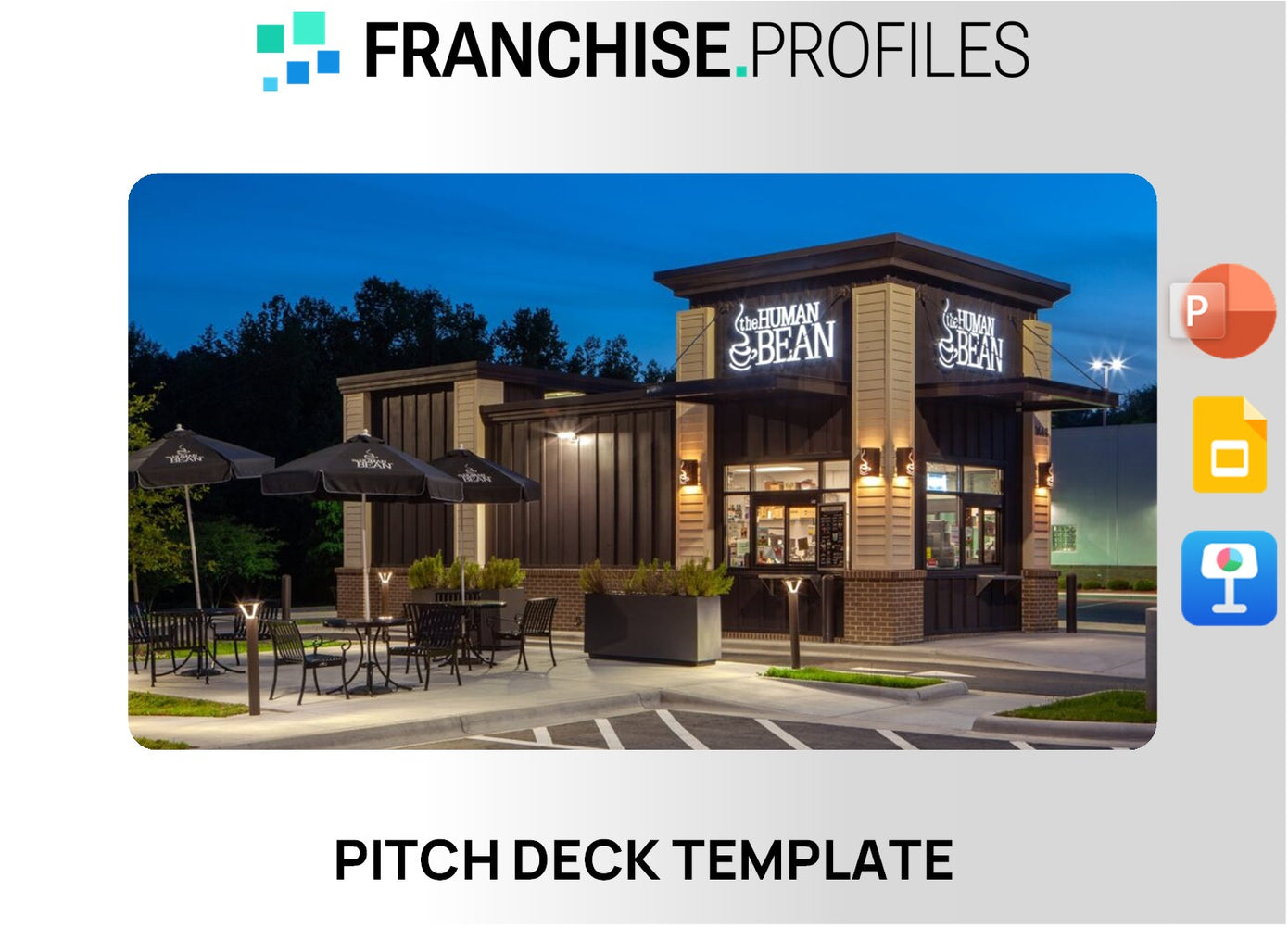 The Human Bean Franchise Pitch Deck Template