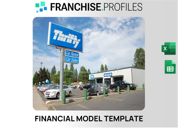 Thrifty Car Rental Franchise Financial Model Template