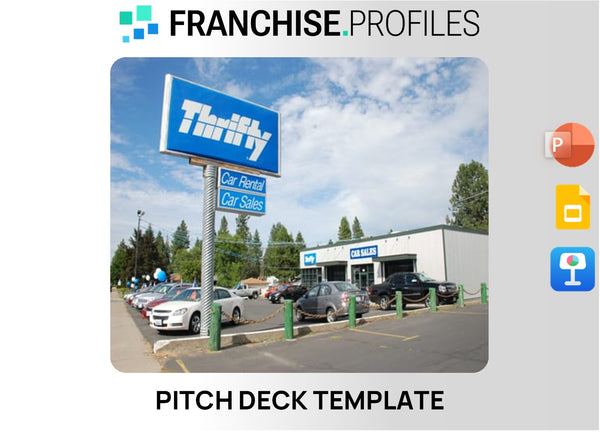 Thrifty Car Rental Franchise Pitch Deck Template