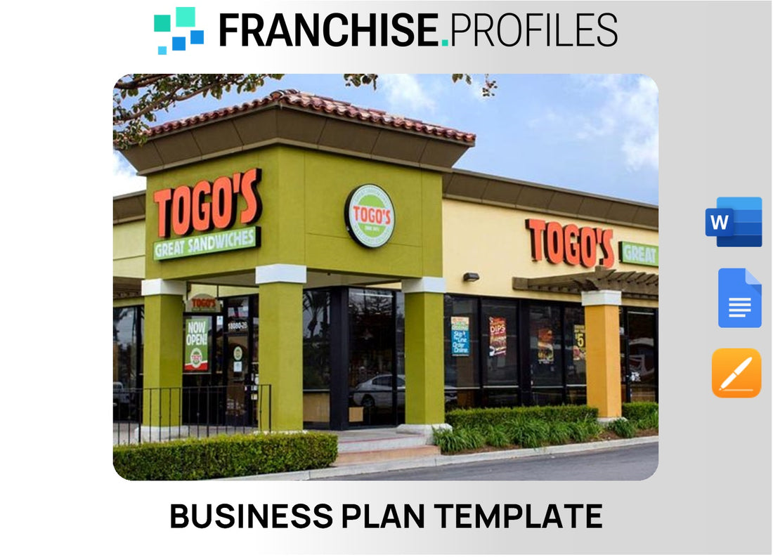 Togo's Franchise Business Plan Template