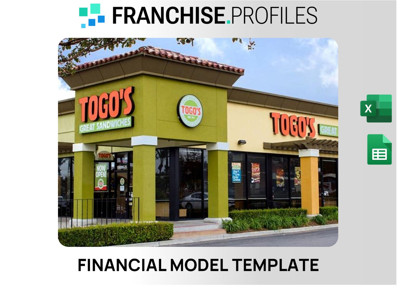 Togo's Franchise Financial Model Template