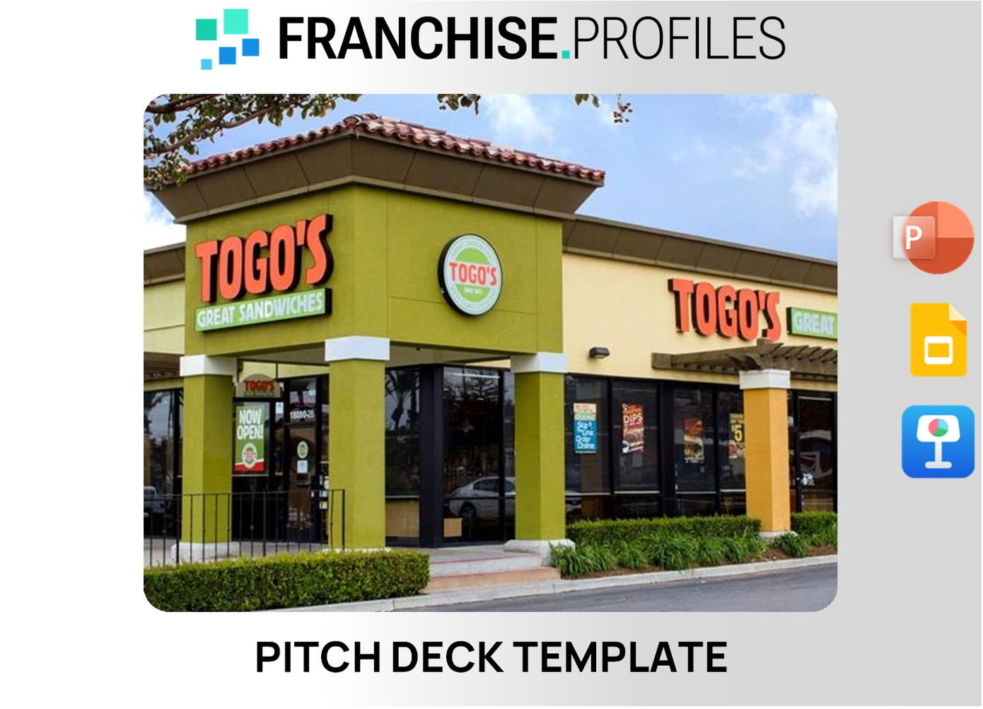 Togo's Franchise Pitch Deck Template