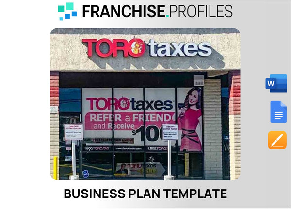 Toro Taxes Franchise Business Plan Template