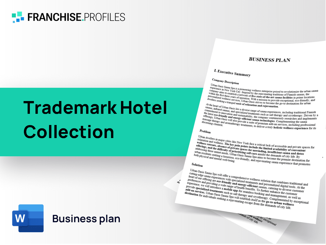 Trademark Hotel Collection Franchise Business Plan Template
