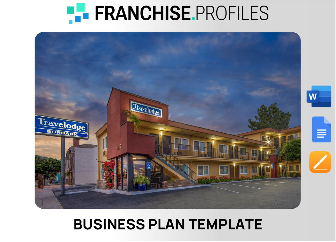 Travelodge Suites Hotel Franchise Business Plan Template
