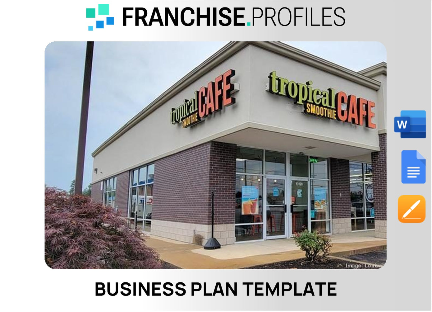 Tropical Smoothie Cafe Franchise Business Plan Template