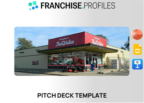 True Value Rental Franchise Pitch Deck Template