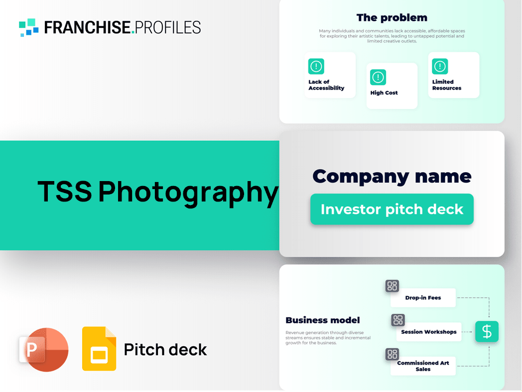TSS Photography Franchise Pitch Deck Template