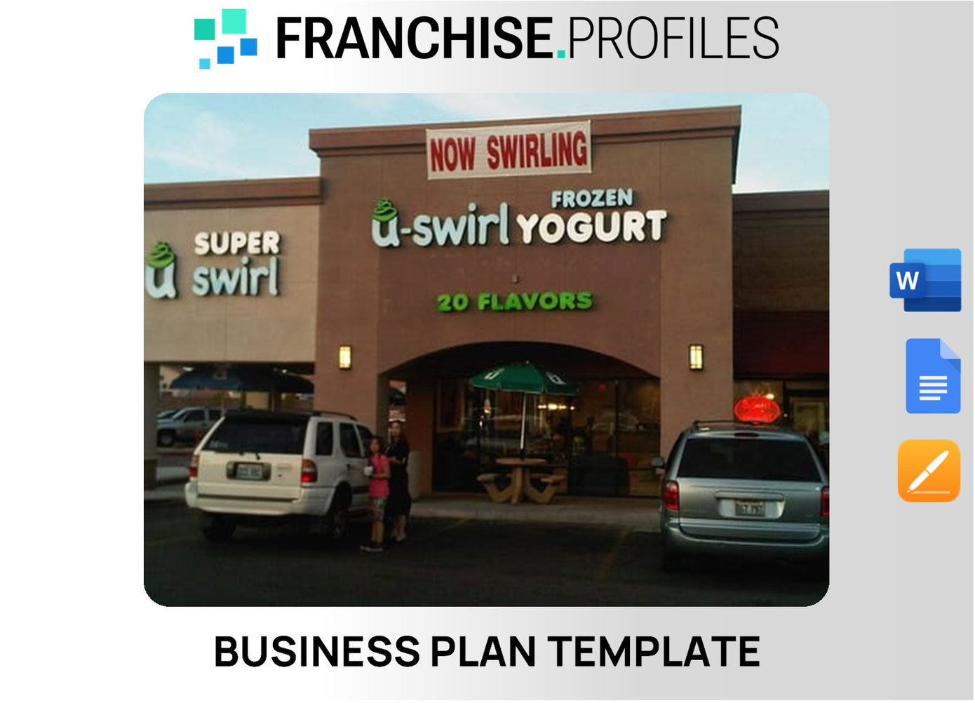 U-Swirl Frozen Yogurt Franchise Business Plan Template