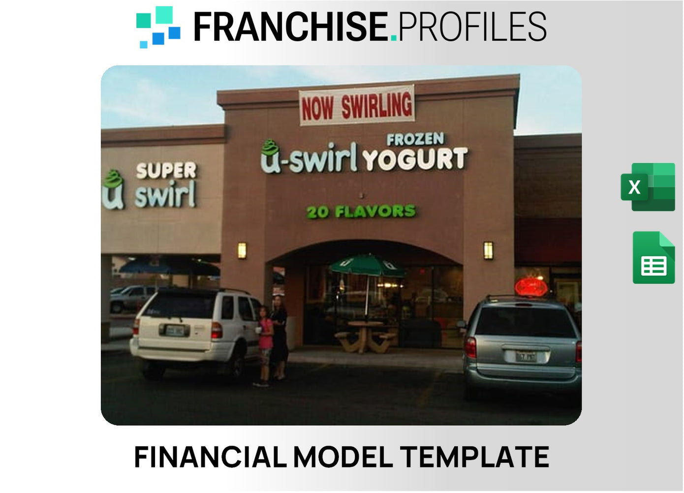 U-Swirl Frozen Yogurt Franchise Financial Model Template