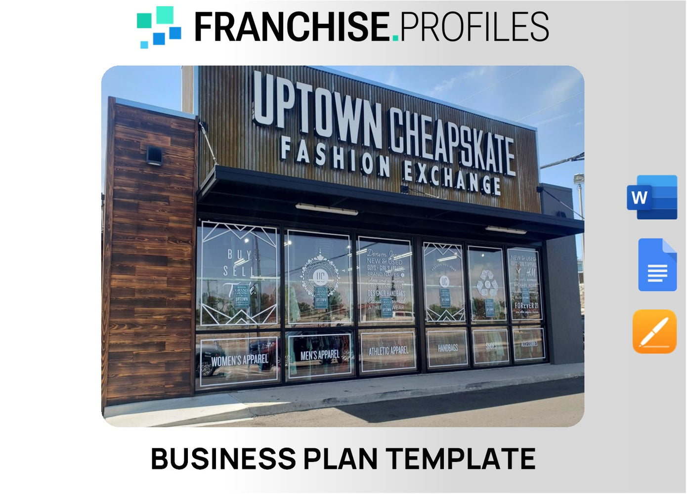 Uptown Cheapskate Franchise Business Plan Template