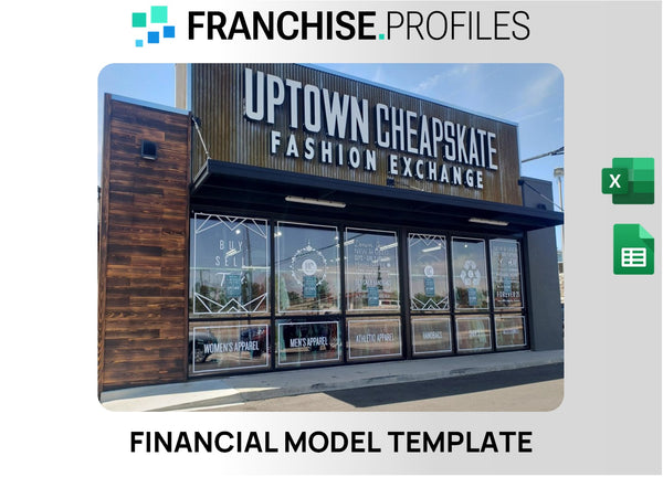 Uptown Cheapskate Franchise Financial Model Template