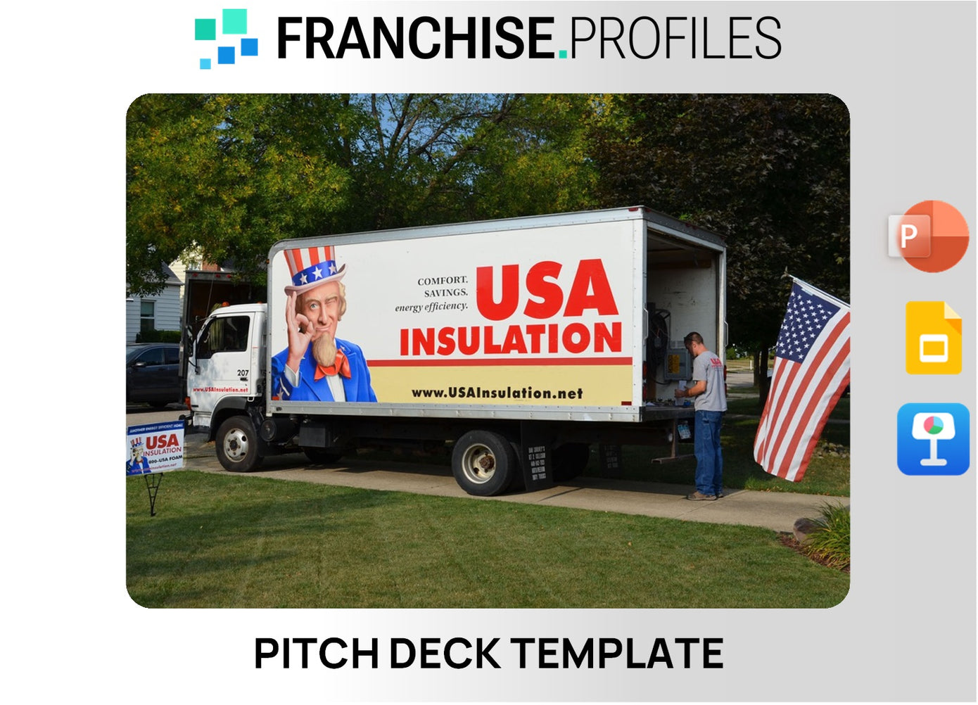 USA Insulation Franchise Pitch Deck Template